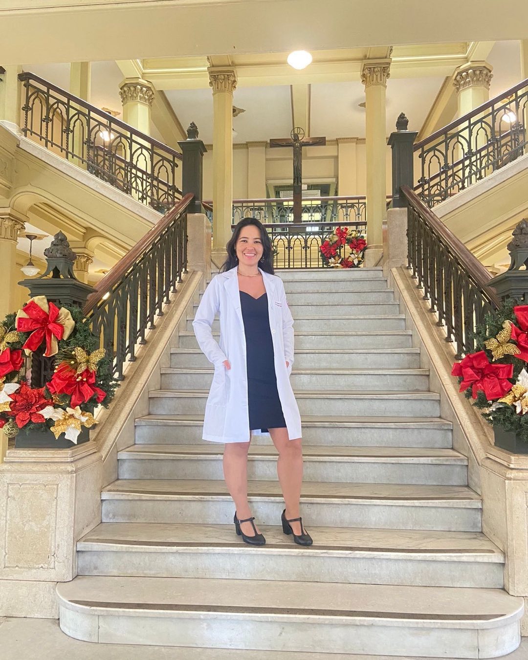 Dra. Helen Nakamura na formatura de Foniatria da USP
